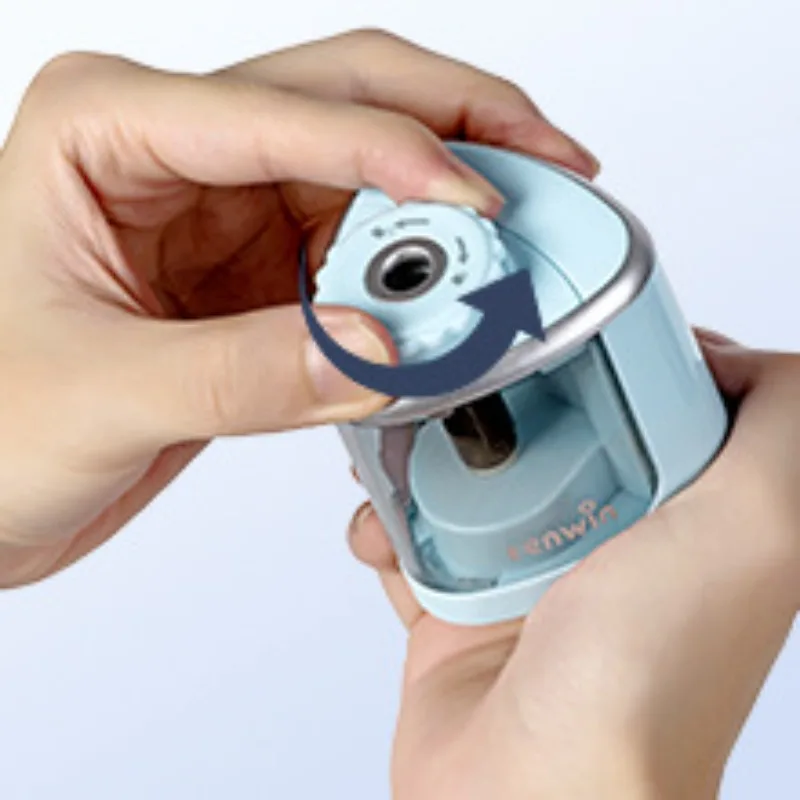 Electric Pencil Sharpener Usb - Pengasah Pensil Elektrik Portabel, Bertenaga Baterai,