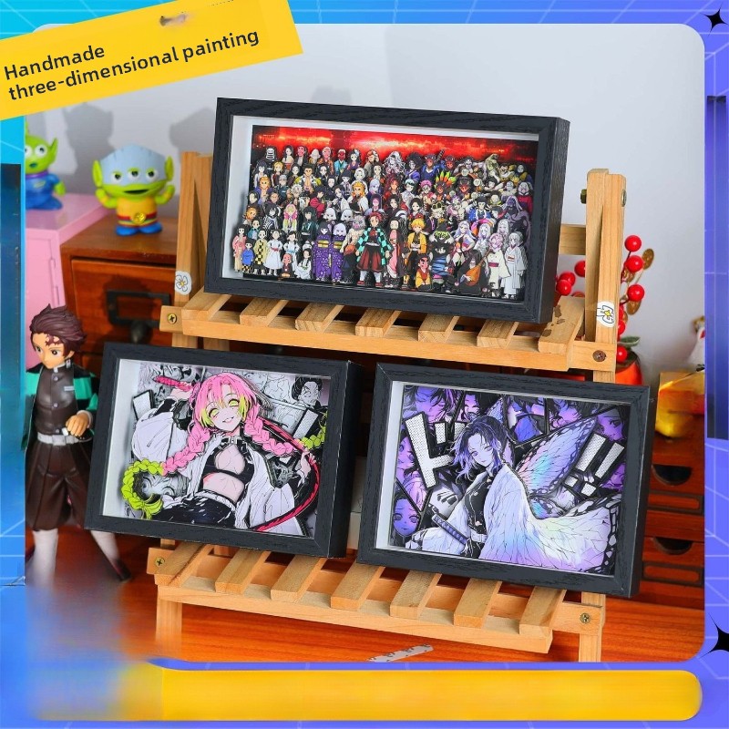 Desk Accessories - Merchandise anime Demon Slayer, kartun lucu,