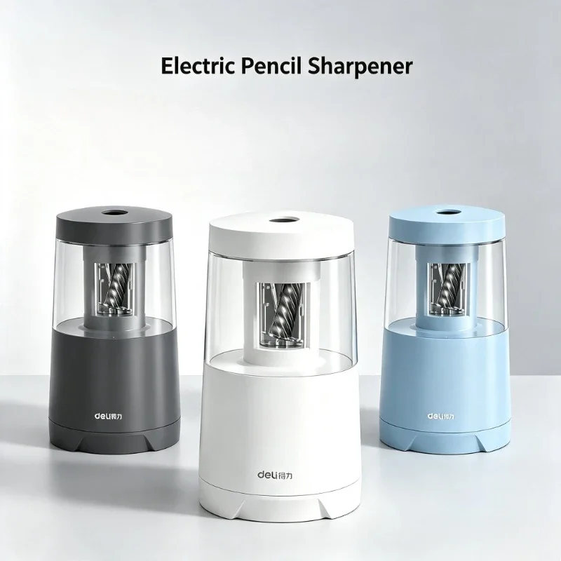 Pengasah Pensil Elektrik Deli, - Electric Pencil Sharpener Usb ulasan dan harga