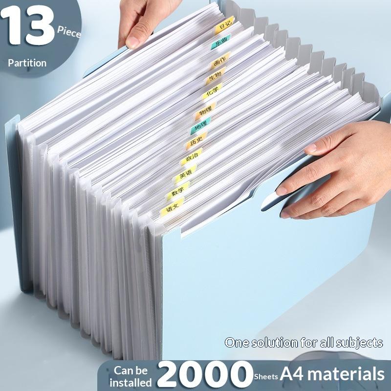 13 Kantong, Folder Berkas Mode - Expandable Accordion File Folder 13 Pockets ulasan dan harga