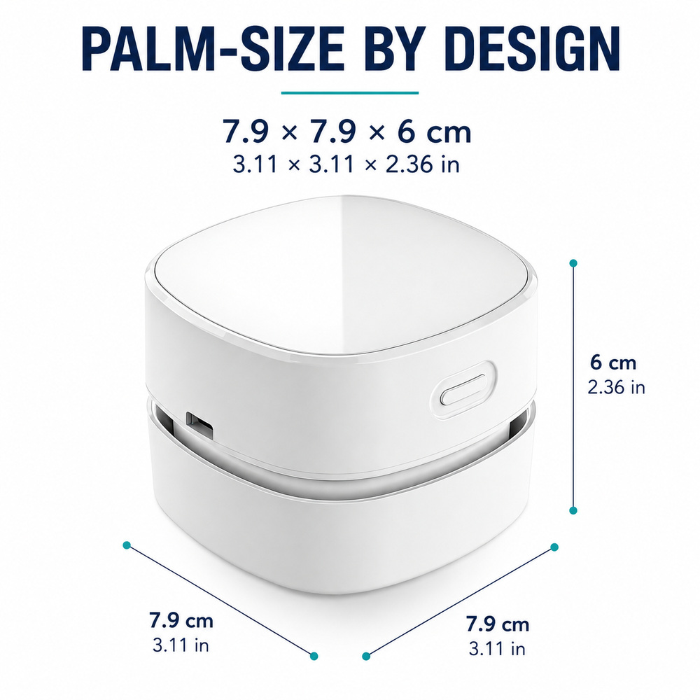 Penyedot Debu Mini Portabel Ta - Mini Desktop Vacuum Cleaner For Eraser Dust ulasan dan harga