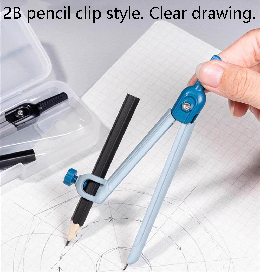 3PCS Set Geometri Matematika K - Math Geometry Set With Compass ulasan dan harga